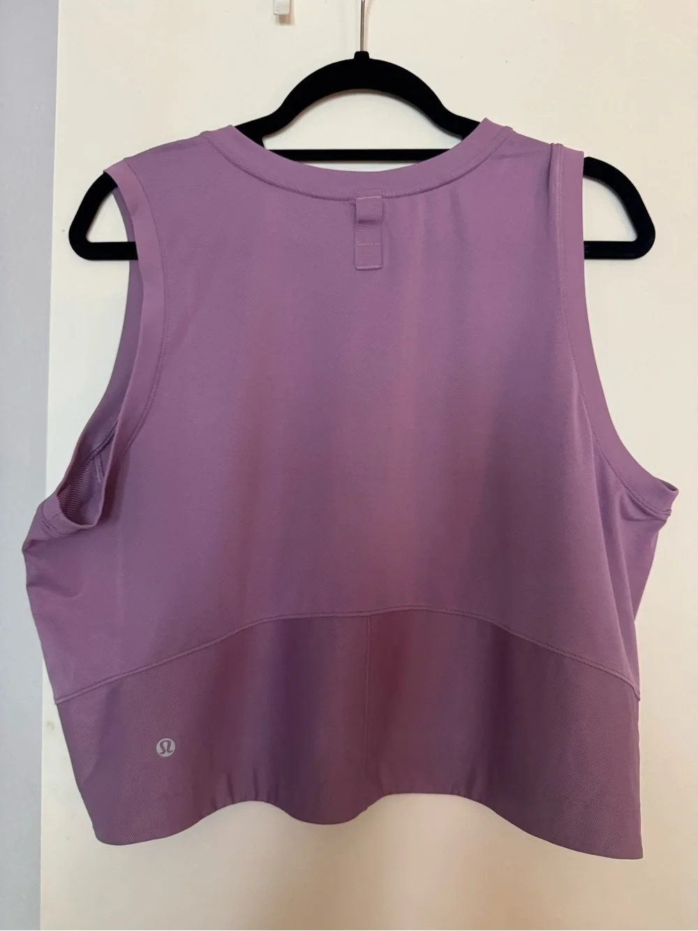 lululemon athletica Lavender Cropped Performance Tank